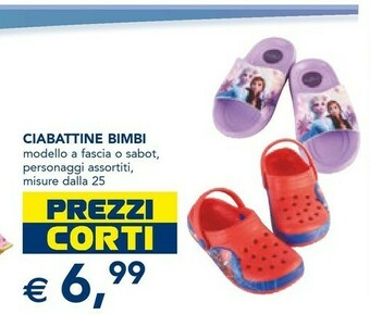 Esselunga Pantofole offerta