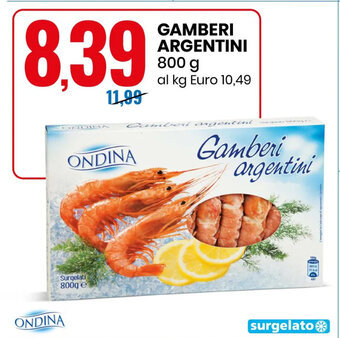 Eurospin Gamberi Argentini 800 g offerta