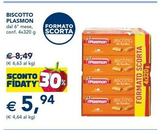 Esselunga Plasmon Biscotti offerta