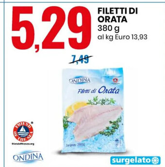 Eurospin Filetti Di Orata 380 g offerta