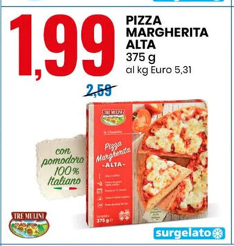 Eurospin Pizza Margherita Alta 375 g offerta