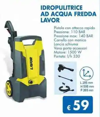 MD Discount Lavor Idropulitrice ad Acqua Fredda offerta