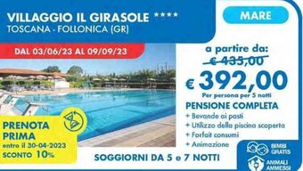 Villaggio Il Girasole Toscana - Follonica (GR)