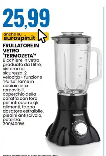 Frullatore In Vetro "Termozeta"