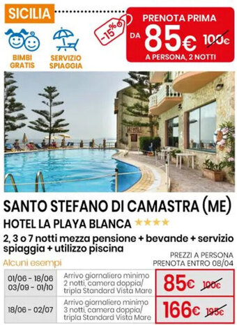 Santo Stefano di Camastra (Me) Hotel La Playa Blanca