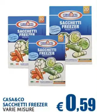 Casa & Go Sacchetti Freezer