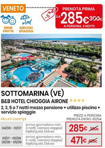 Sottomarina (VE) B&B Hotel Chioggia Airone