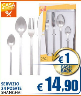 Casa & Co Servizio 24 Posate offerta