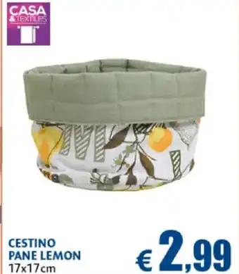 Casa & Co Casa & Textiles Pane Lemon 17x17cm offerta