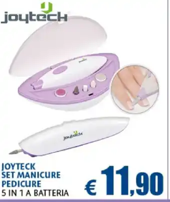 Casa & Co Joyteck Set Manicure Pedicure 5 in 1 a Batteria offerta
