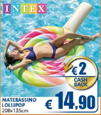 Casa & Co Intex Materassino Lollipop 208x135cm offerta
