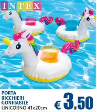 Casa & Co Intex Porta Bicchieri Gonfiabile 41x20cm offerta