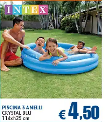 Intex Piscina 3 Anelli 114xh25cm