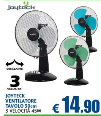 Casa & Co Joyteck Ventilatore Tavolo 30cm offerta
