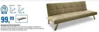 Divano Letto in Tessuto