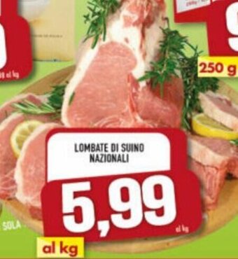 MA Supermercati Lombate di Suino Nazionali offerta
