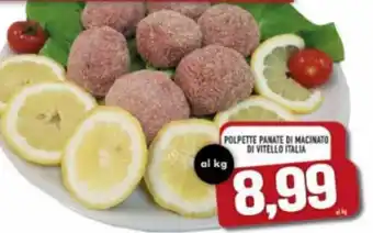 Polpette Panate di Macinato di Vitello Italia