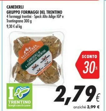 Coop Canederli Gruppo Formaggi Del Trentino offerta