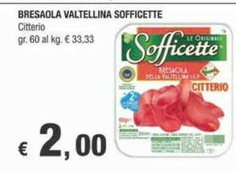 Crai Valtellina Bresaola offerta
