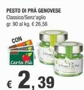 Crai Pesto offerta