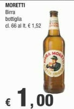 Crai Moretti Birra offerta