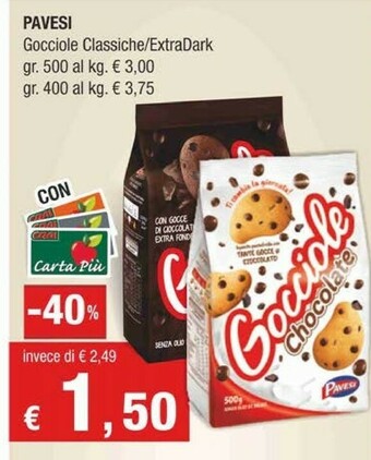 Crai Pavesi Gocciole offerta