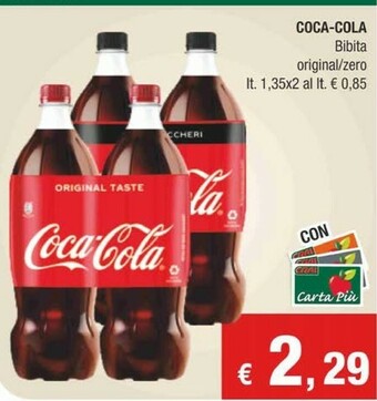Crai Coca Cola Coca cola zero offerta