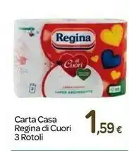 Carrefour Regina Carta Casa Di Cuori offerta