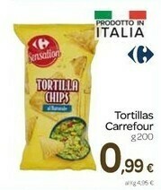 Carrefour Carrefour - Tortillas Snack 200 G(ml) offerta