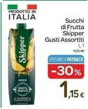 Carrefour Skipper Succhi Di Frutta offerta
