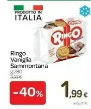 Carrefour Sammontana Ringo Vaniglia offerta
