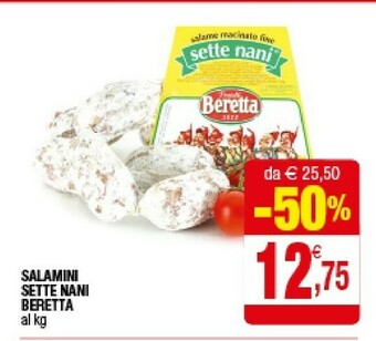 Iperal Beretta Salamini Sette Nani offerta