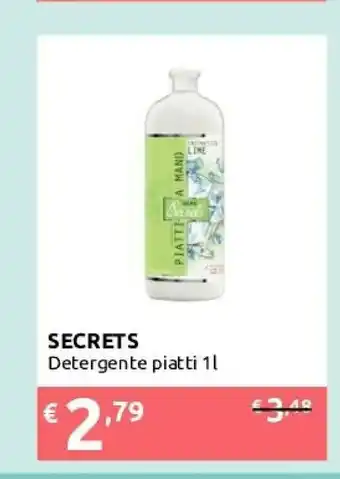 Ipersoap Secrets Detergente Piatti offerta
