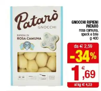 Iperal Patarò Gnocchi Ripieni offerta