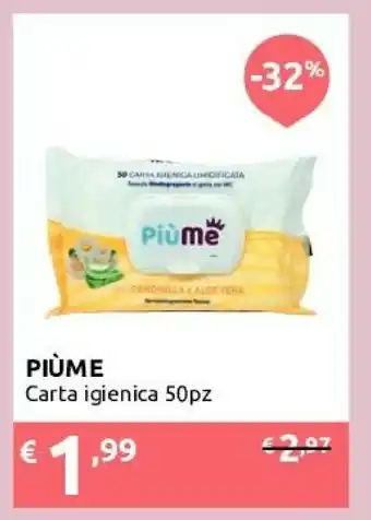 Ipersoap Piu Me Carta Igienica 50 Pz offerta