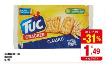 Iperal Saiwa Cracker Tuc offerta