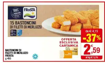 Iperal Frosta Bastoncini Di Filetti Di Merluzzo offerta