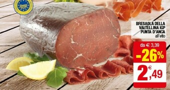 Iperal Bresaola Della Valtellina Igp Punta D'anca offerta