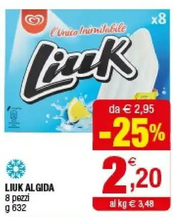 Iperal Algida Liuk offerta