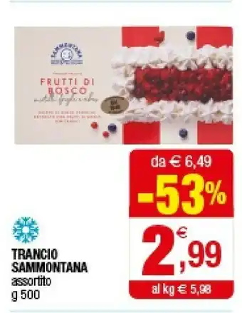 Iperal Sammontana Trancio Frutti Di Bosco 500 G(ml) offerta