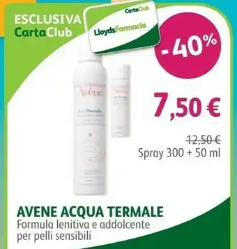 Lloyds Farmacia Avene Acque Termale 350ml offerta