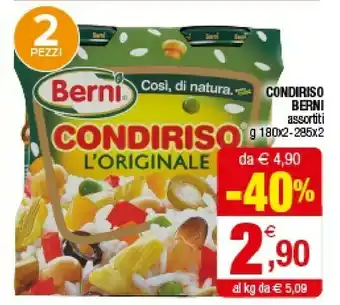Iperal Berni Condiriso offerta