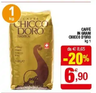 Iperal Chicco D'oro Caffe In Grani offerta
