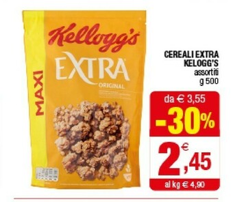 Iperal Kellogg's Cereali Extra offerta