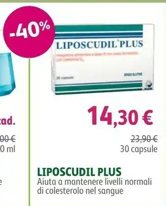 Lloyds Farmacia Liposcudil Plus Aiuta A Mantenere Livelli Normali Di Colesterolo Nel Sangue 30 Capsule offerta