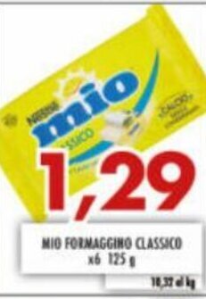 Mio Formaggino Classico x 6 125 g