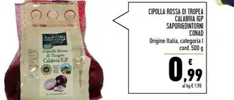 Conad Superstore Conad Cipolla Rossa Di Tropea Calabria IGP Sapori&Dintorni offerta