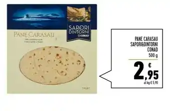 Conad Superstore Conad - Pane Carasau Sapori E Dintorni 500 G(ml) offerta
