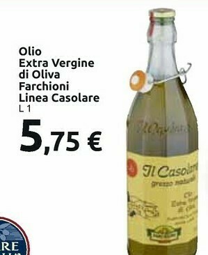 Carrefour Market Farchioni - Olio Extra Vergine Di Oliva Il Casolare Grezzo Naturale Biologico offerta