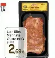 Carrefour Loin Ribs Marinate Gusto Bbq offerta